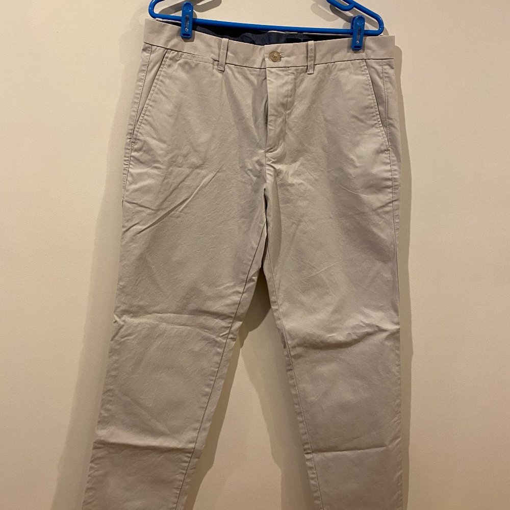 Gap men's flat front chinos, straight fit, 34x34